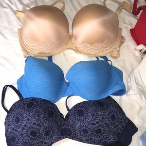Bras gently used 38 c priced for all 8